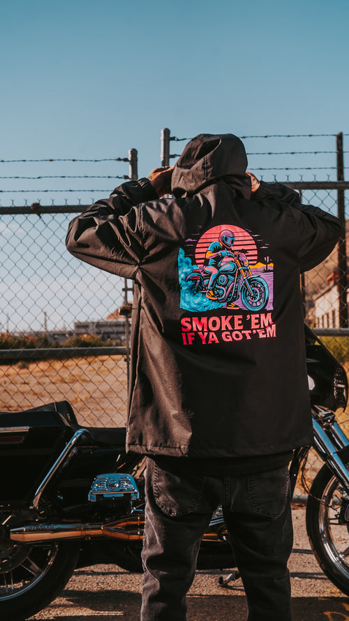 "Smoke EM' Windbreaker